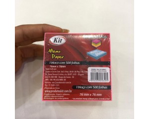 BLOCO AUTOADESIVOS COM 500 FOLHAS