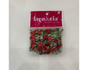 FLOR ROCOCO COM LAÇO 10MM (PCT C/ 50 UN)