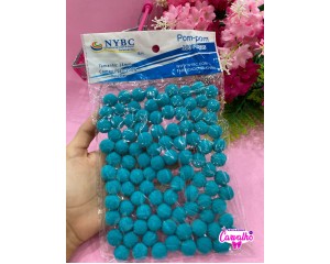 POMPOM 14MM COM 100 UNIDADES