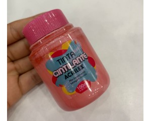 TINTA CINTILANTE 100 ML ACRILEX