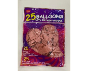 BALOES METALICOS 10 POLEGADAS 25 UNIDADES