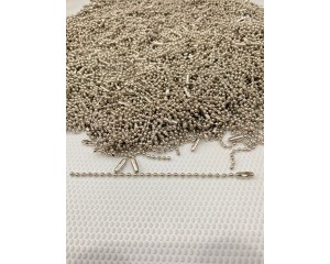 CORRENTE DE BOLINHA C/ FECHO C/ 12 UNIDADES