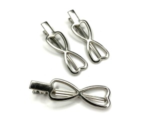 BICO DE PATO LAÇO VAZADO 7CM KIT C/ 10UN