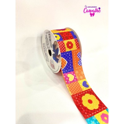 Fita Gorgurão Junina EGL 009TR 38mmx10m